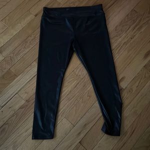 Leather like leggings